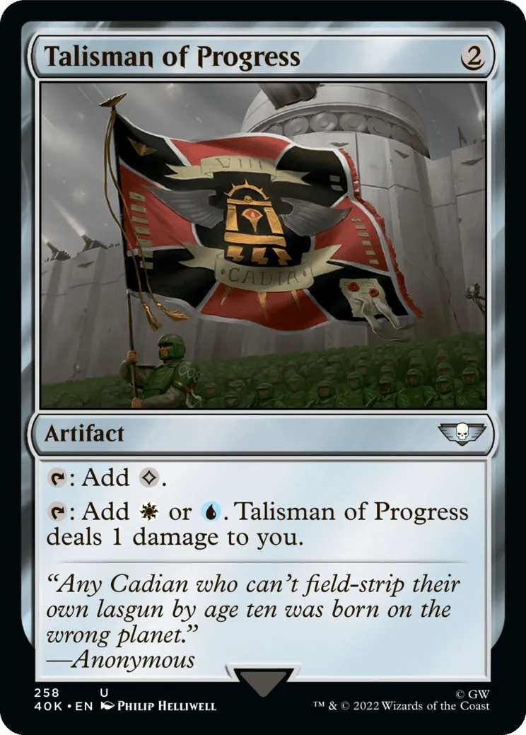 Talisman of Progress