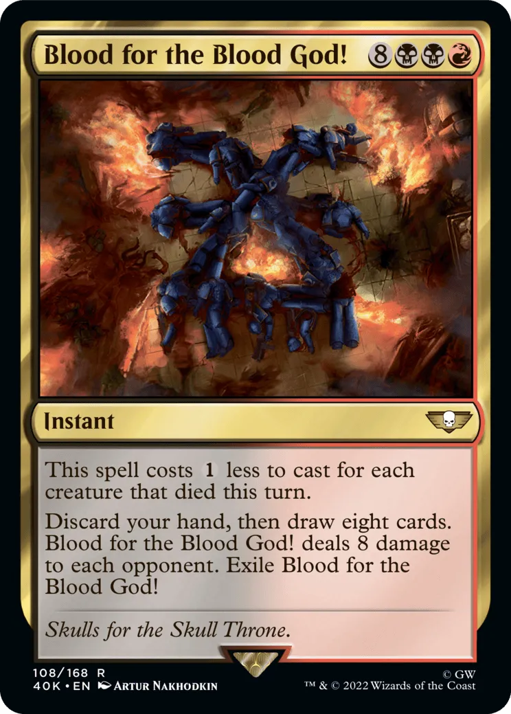Blood for the Blood God!