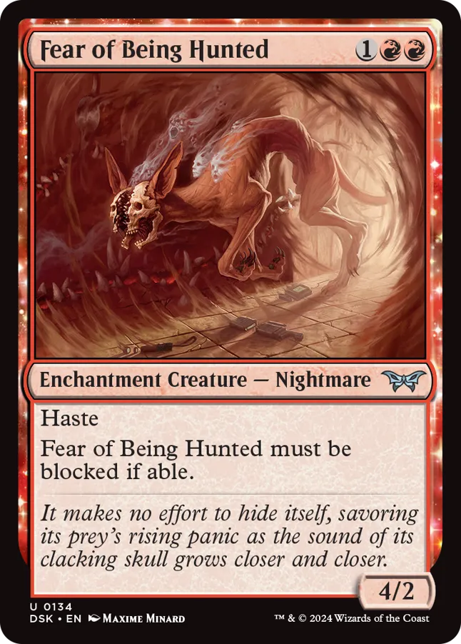 Fear of Being Hunted
