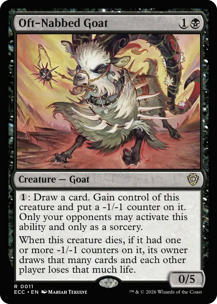 Oft-Nabbed Goat