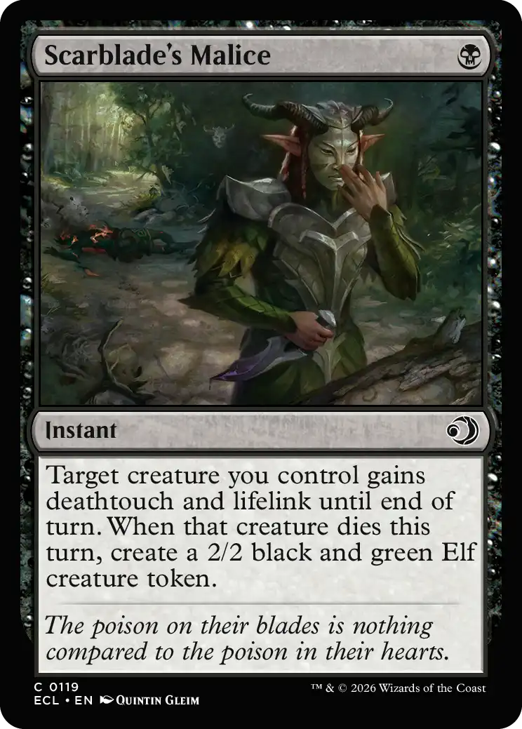 Scarblade's Malice