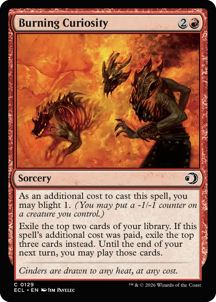 Burning Curiosity