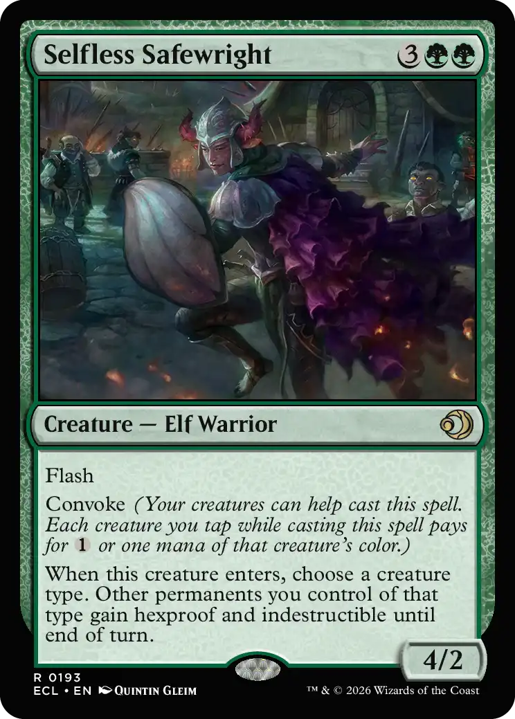 Selfless Safewright