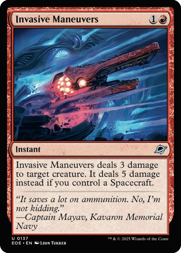 Invasive Maneuvers