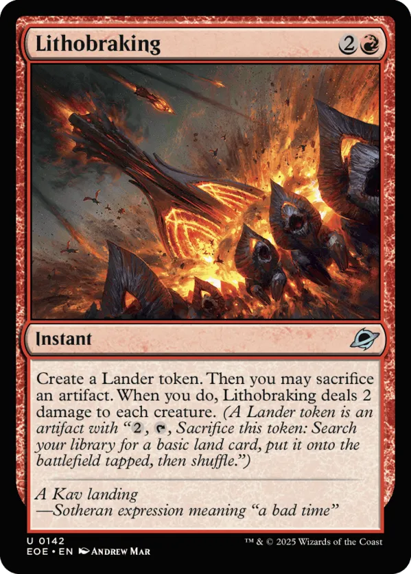 Lithobraking