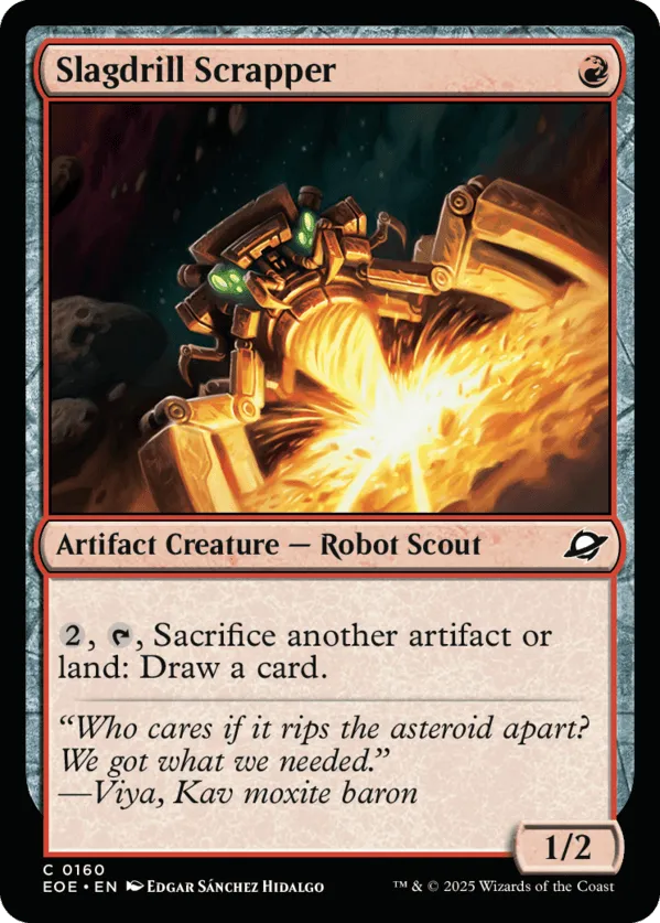 Slagdrill Scrapper
