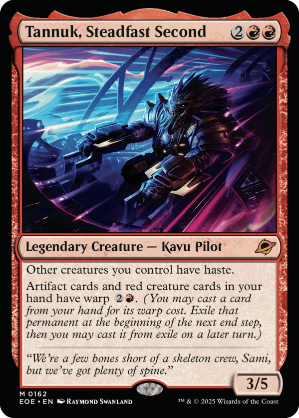 Tannuk, Steadfast Second