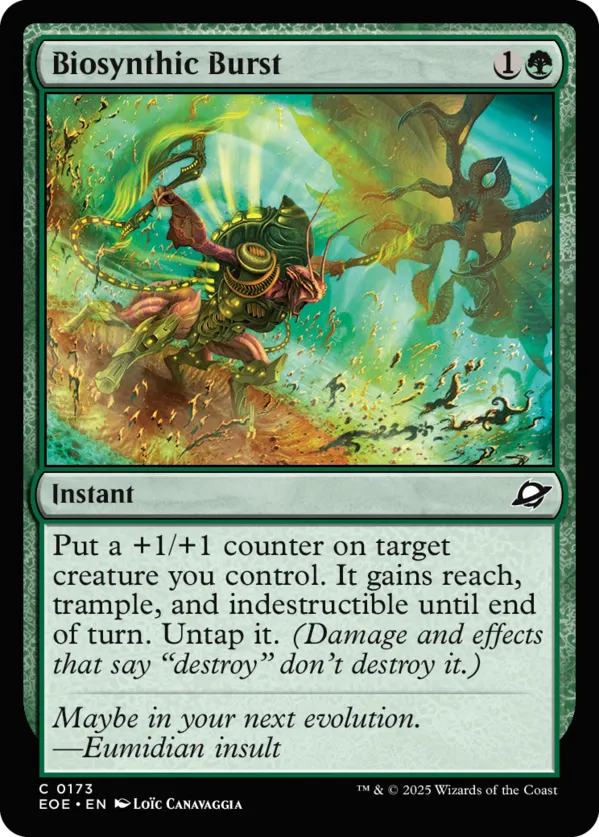 Biosynthic Burst