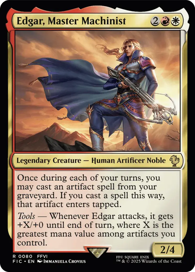 Edgar, Master Machinist