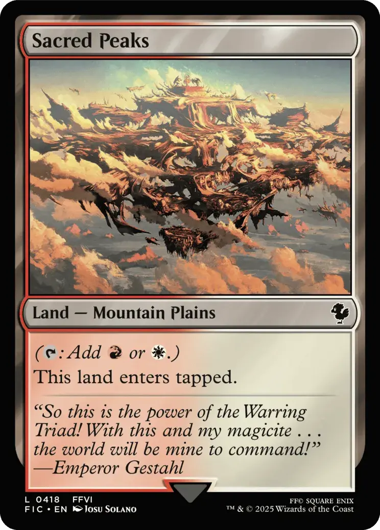 Sacred Peaks