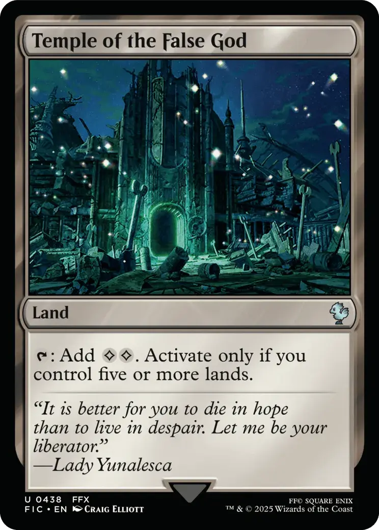 Temple of the False God