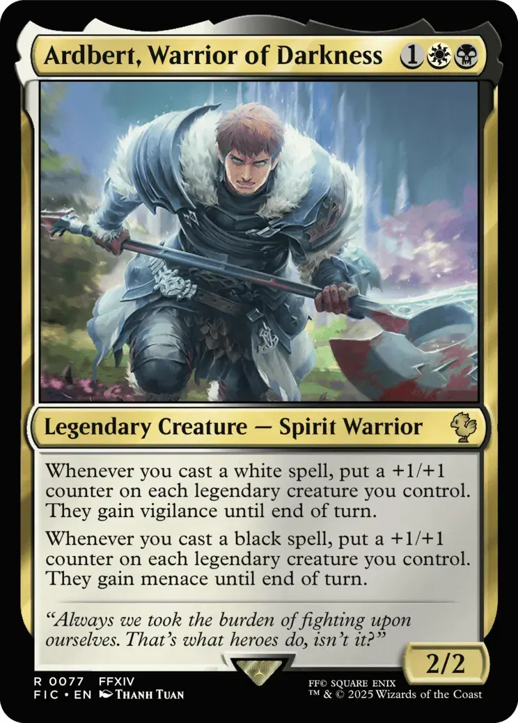 Ardbert, Warrior of Darkness
