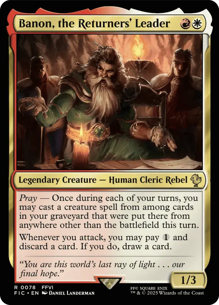 Banon, the Returners' Leader