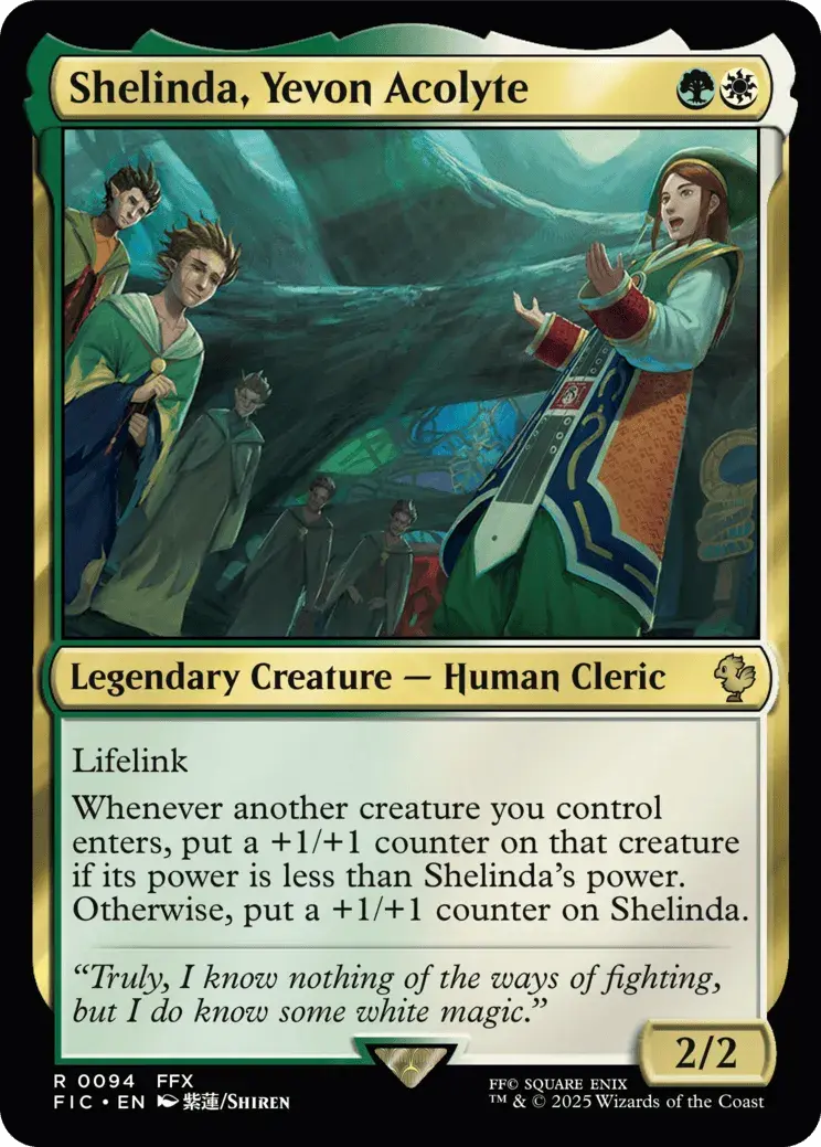 Shelinda, Yevon Acolyte