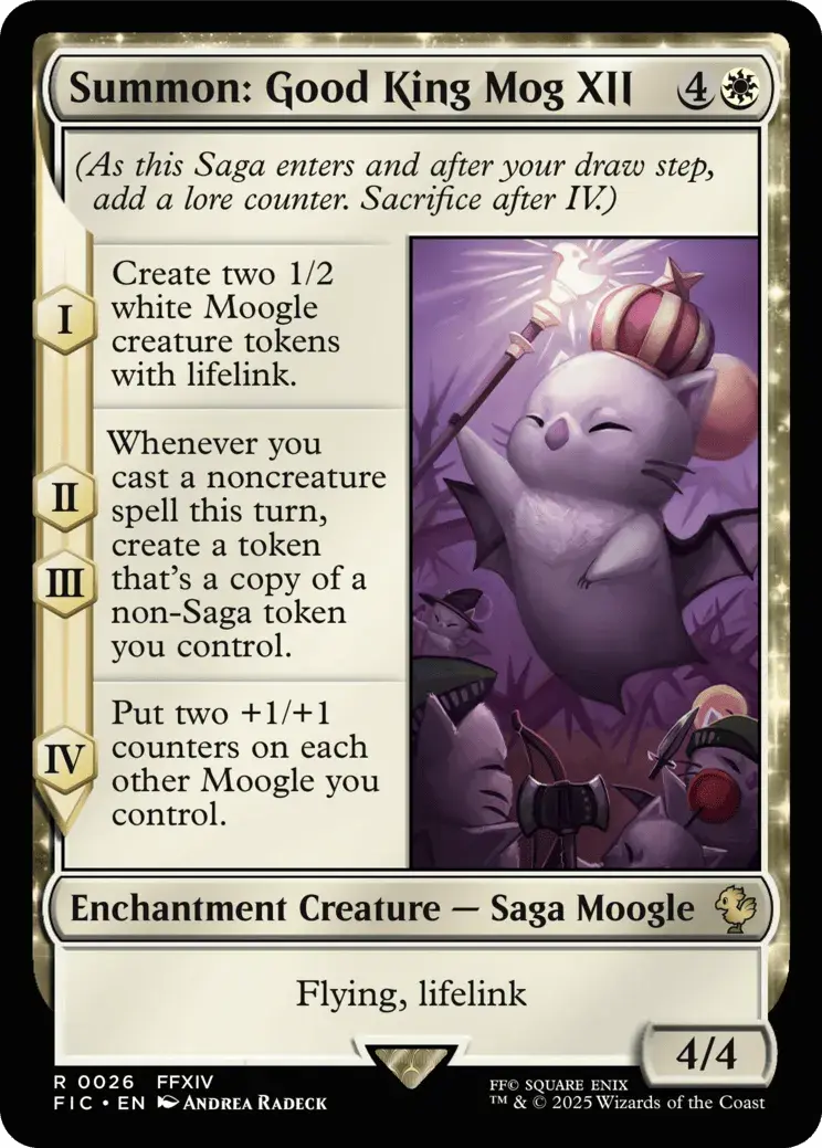 Summon: Good King Mog XII