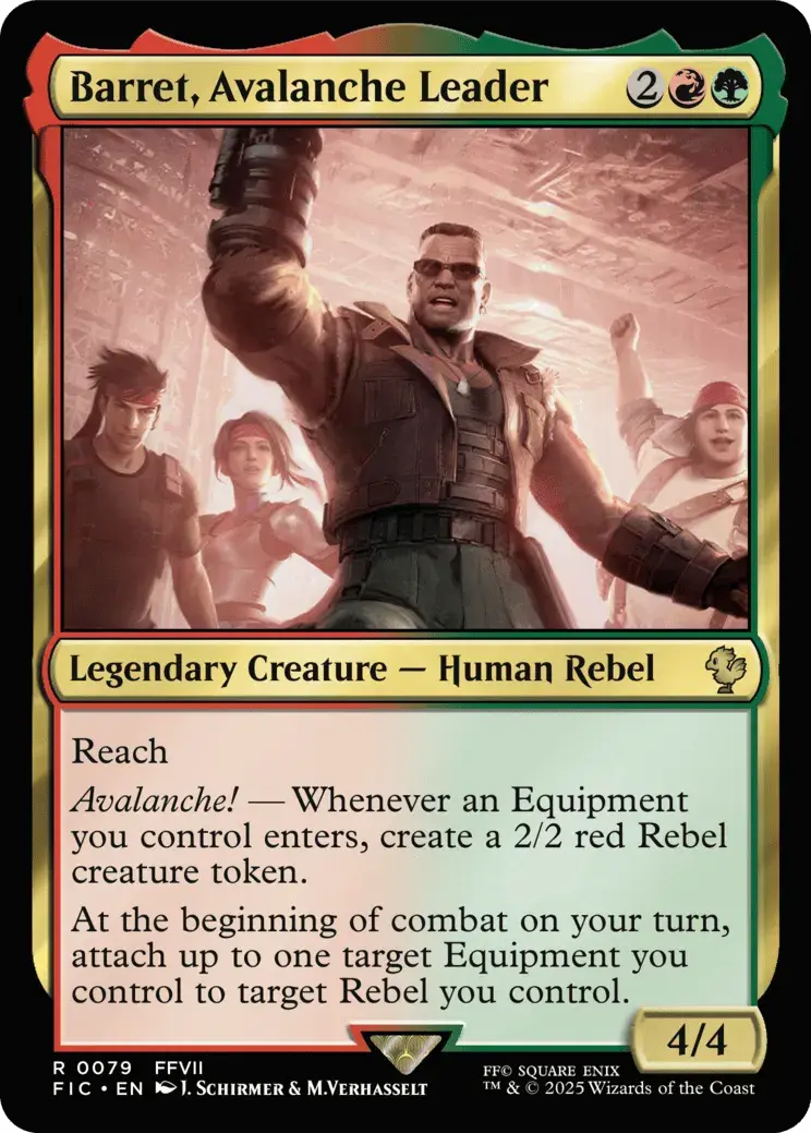 Barret, Avalanche Leader