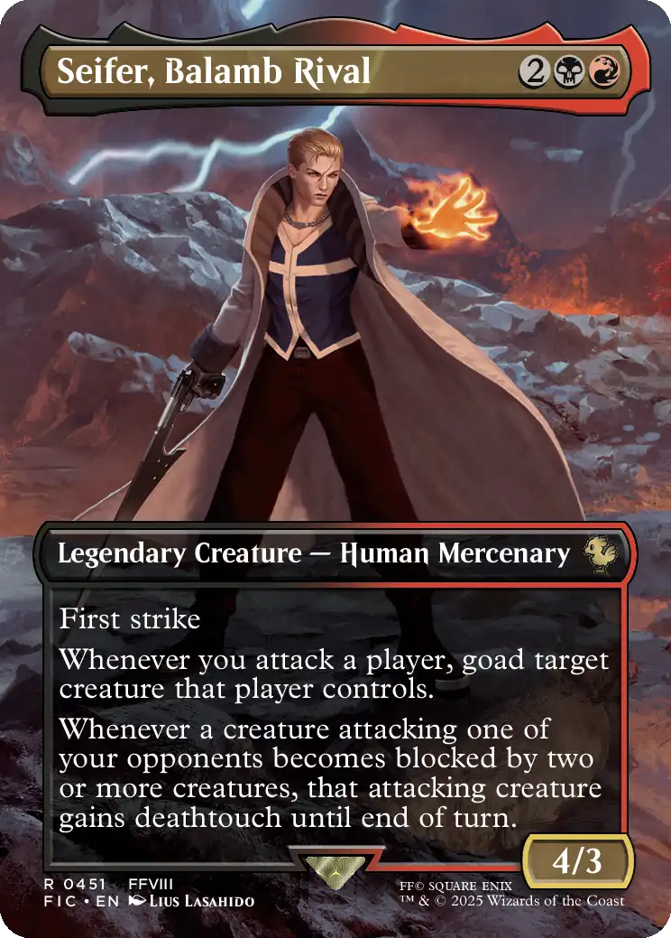 Seifer, Balamb Rival