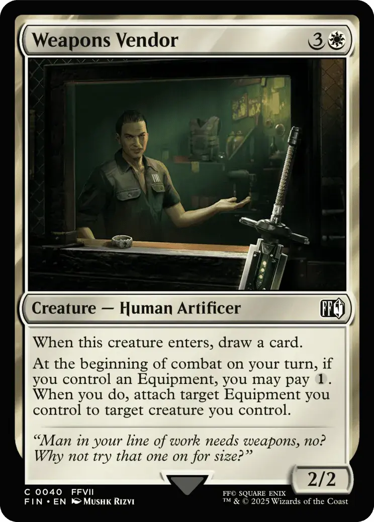 Weapons Vendor