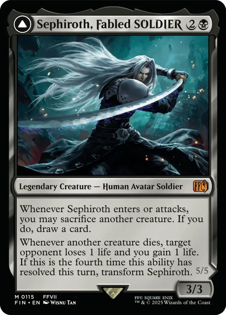 Sephiroth, Fabled SOLDIER