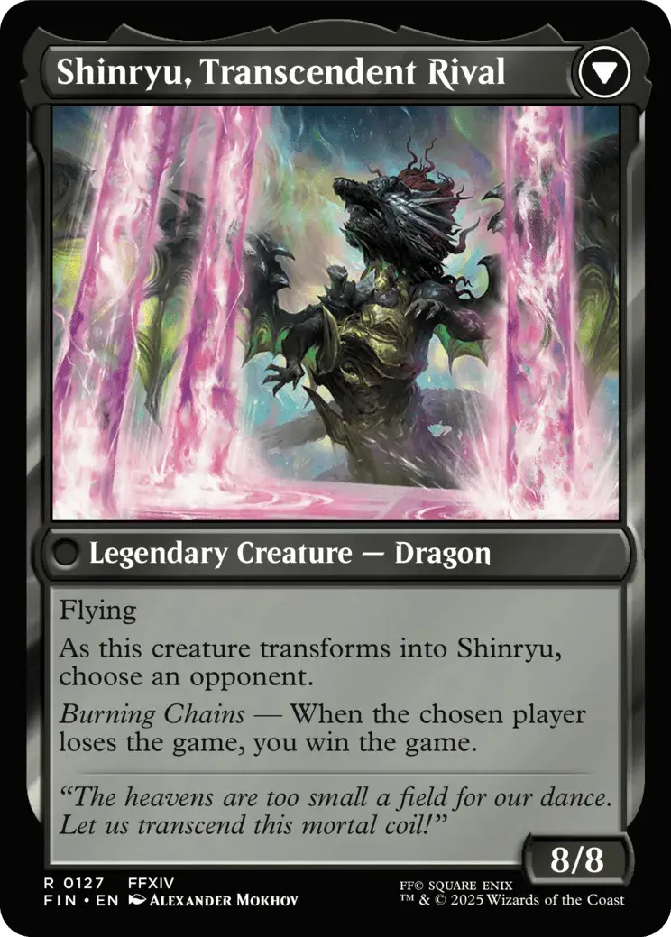 Shinryu, Transcendent Rival