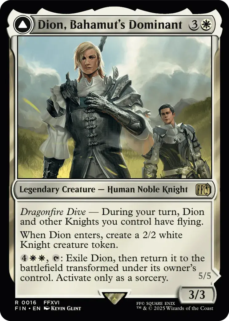 Dion, Bahamut's Dominant