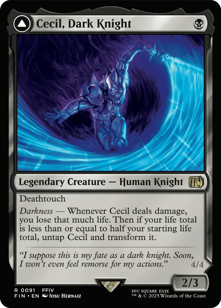 Cecil, Dark Knight