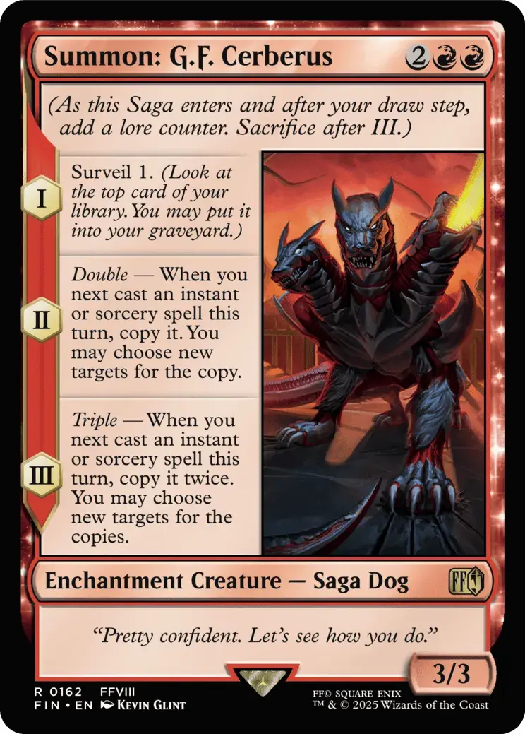 Summon: G.F. Cerberus