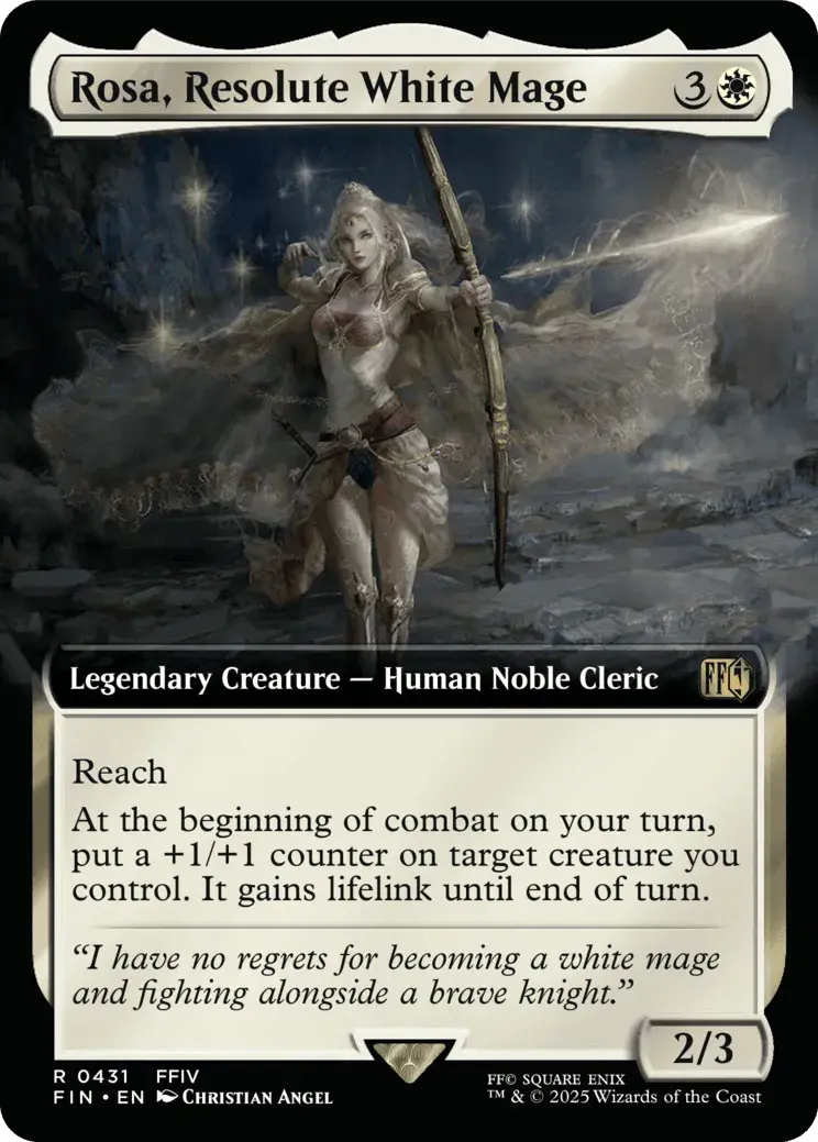Rosa, Resolute White Mage