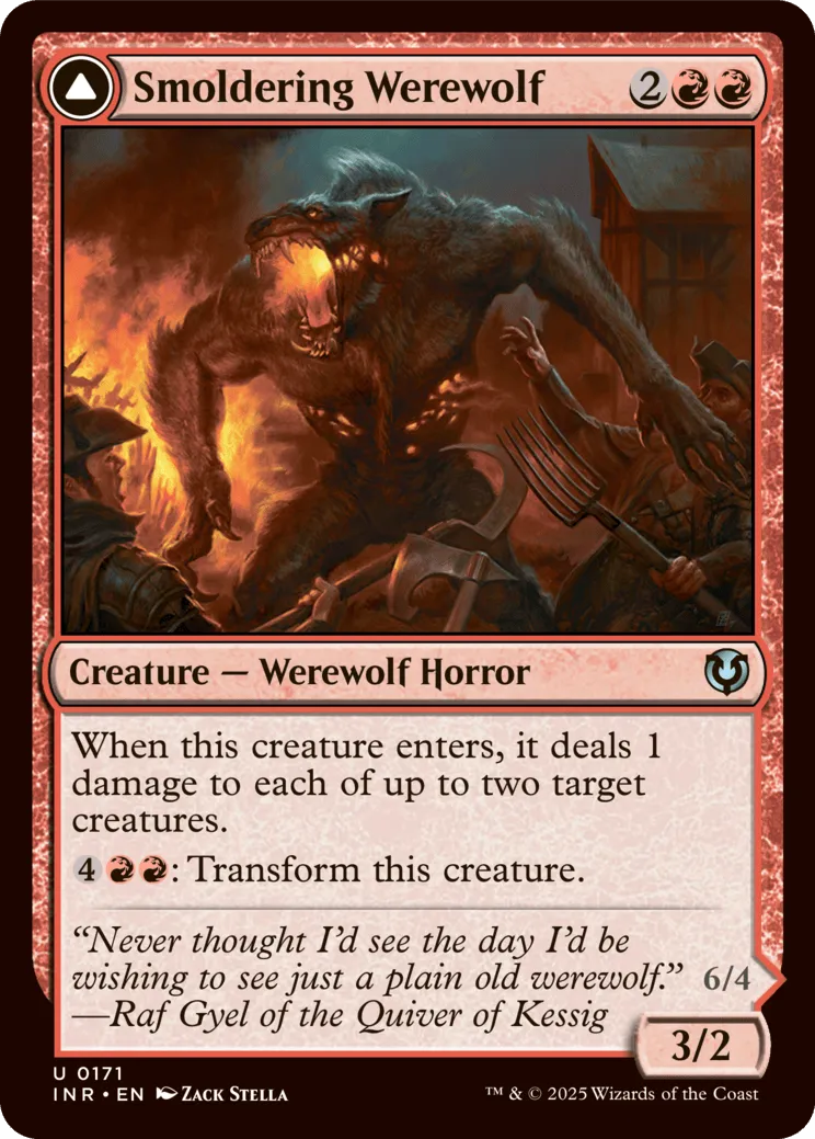 Smoldering Werewolf