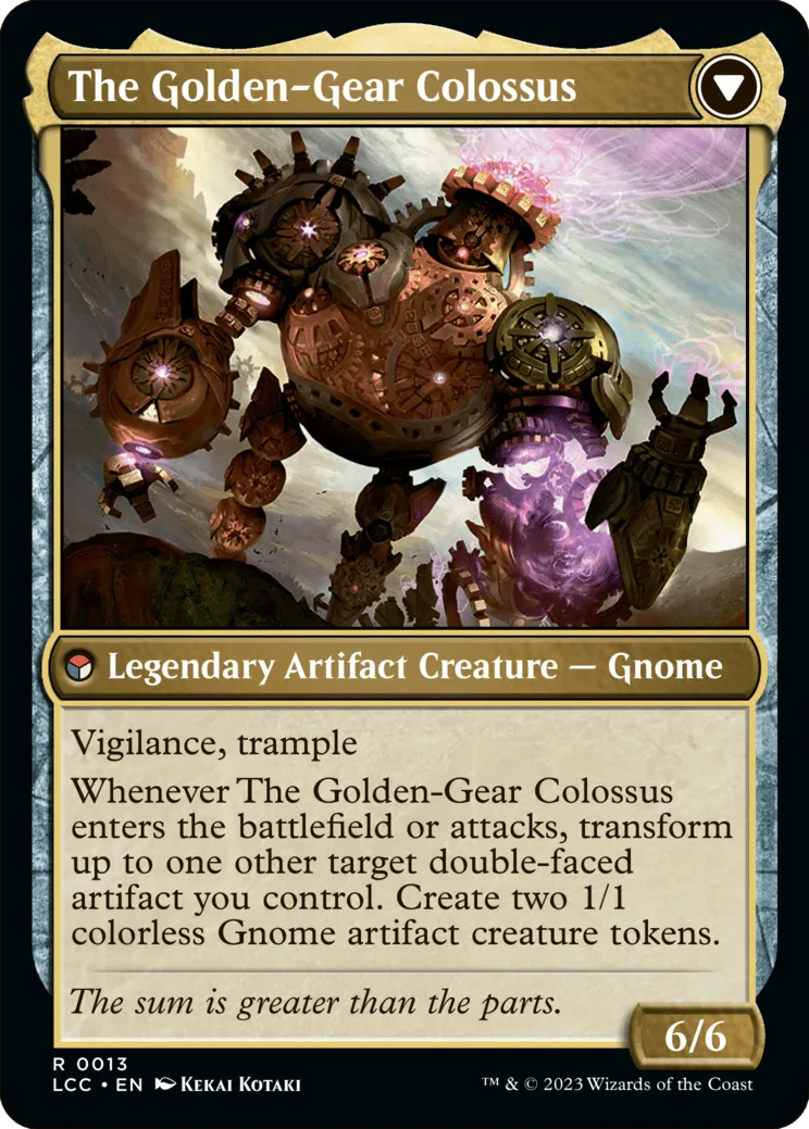 The Golden-Gear Colossus
