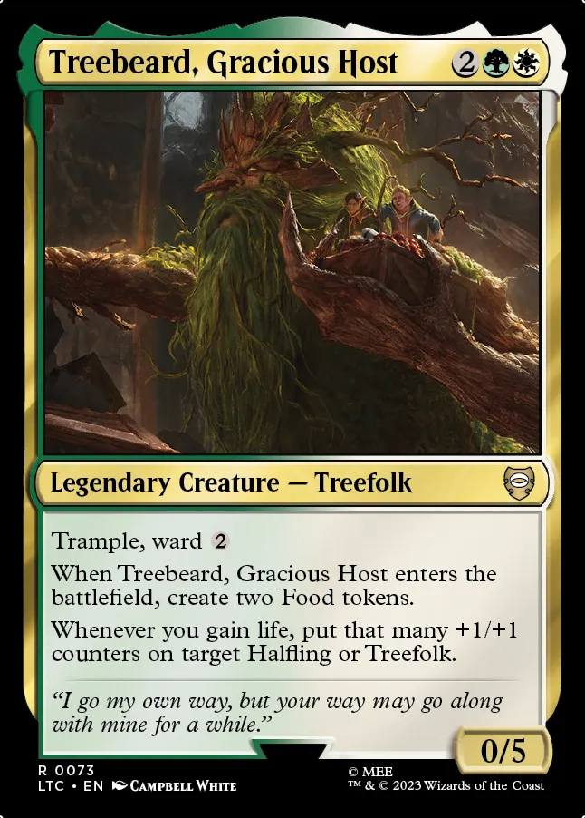 Treebeard, Gracious Host