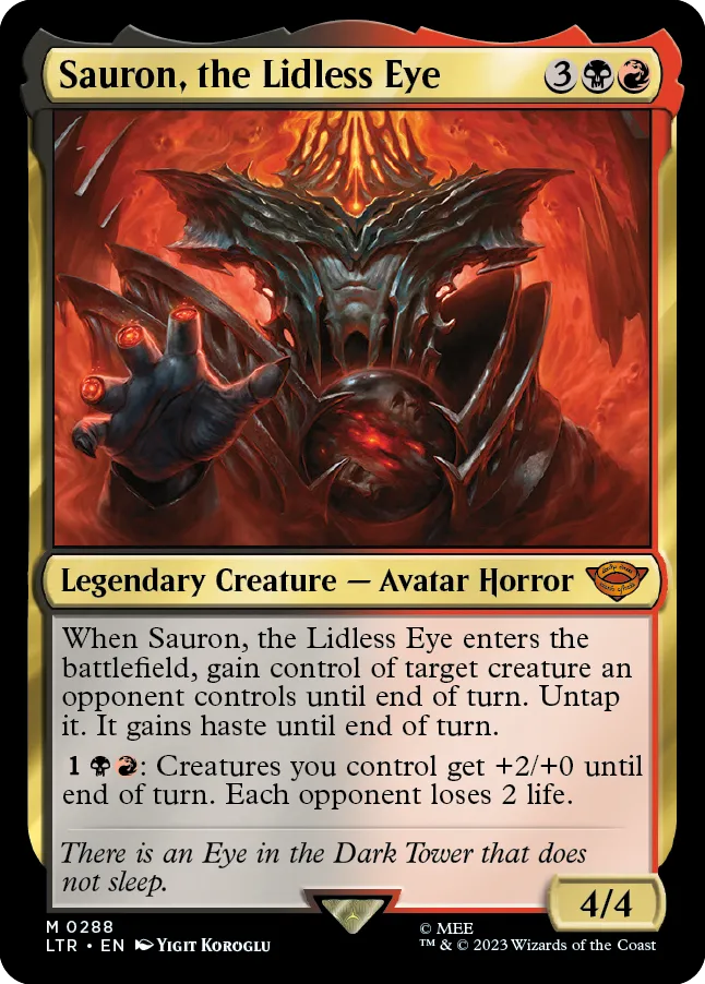 Sauron, the Lidless Eye