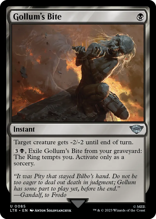 Gollum's Bite