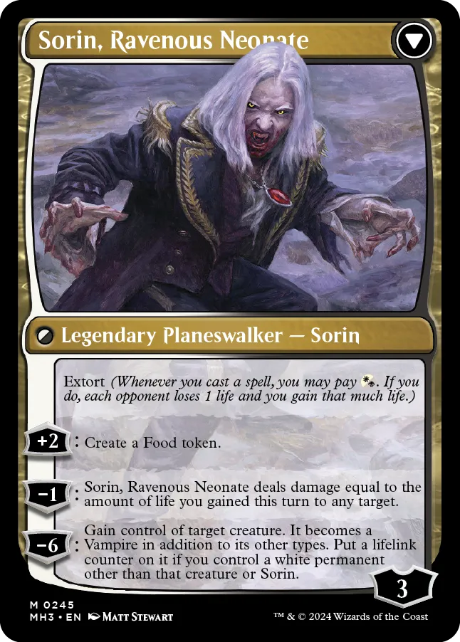 Sorin, Ravenous Neonate