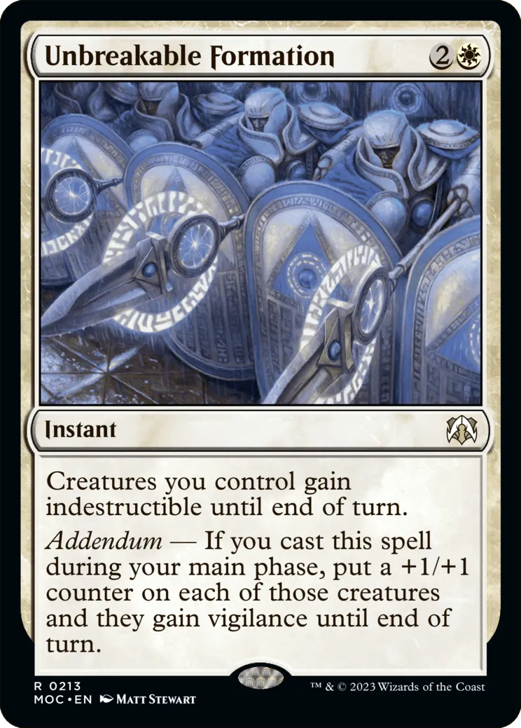 Unbreakable Formation