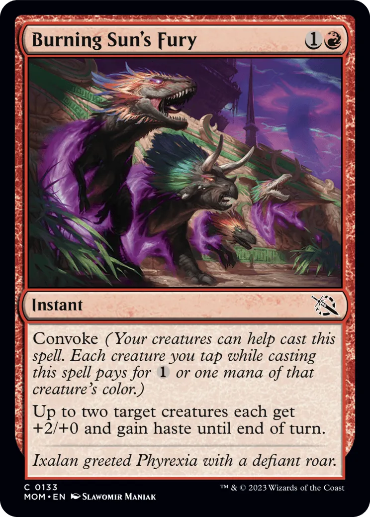 Burning Sun's Fury