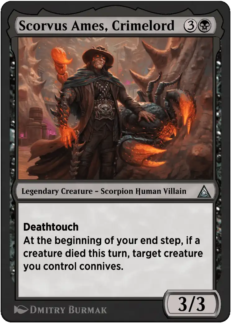 Scorvus Ames, Crimelord