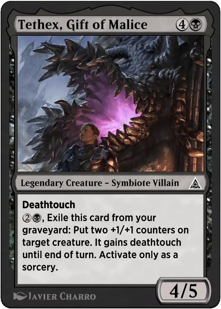Tethex, Gift of Malice