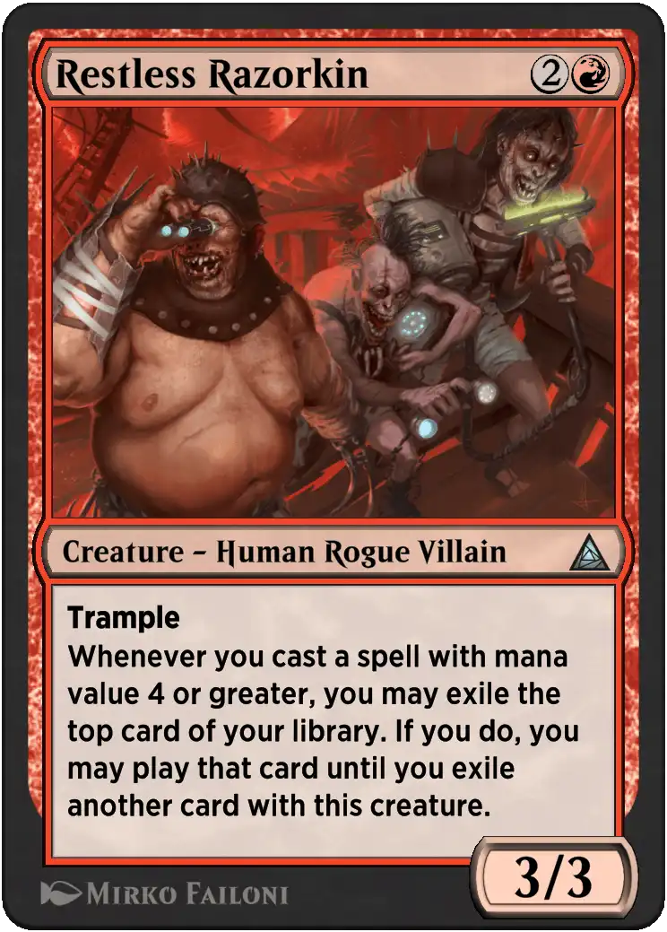 Restless Razorkin