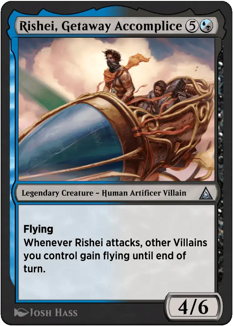 Rishei, Getaway Accomplice