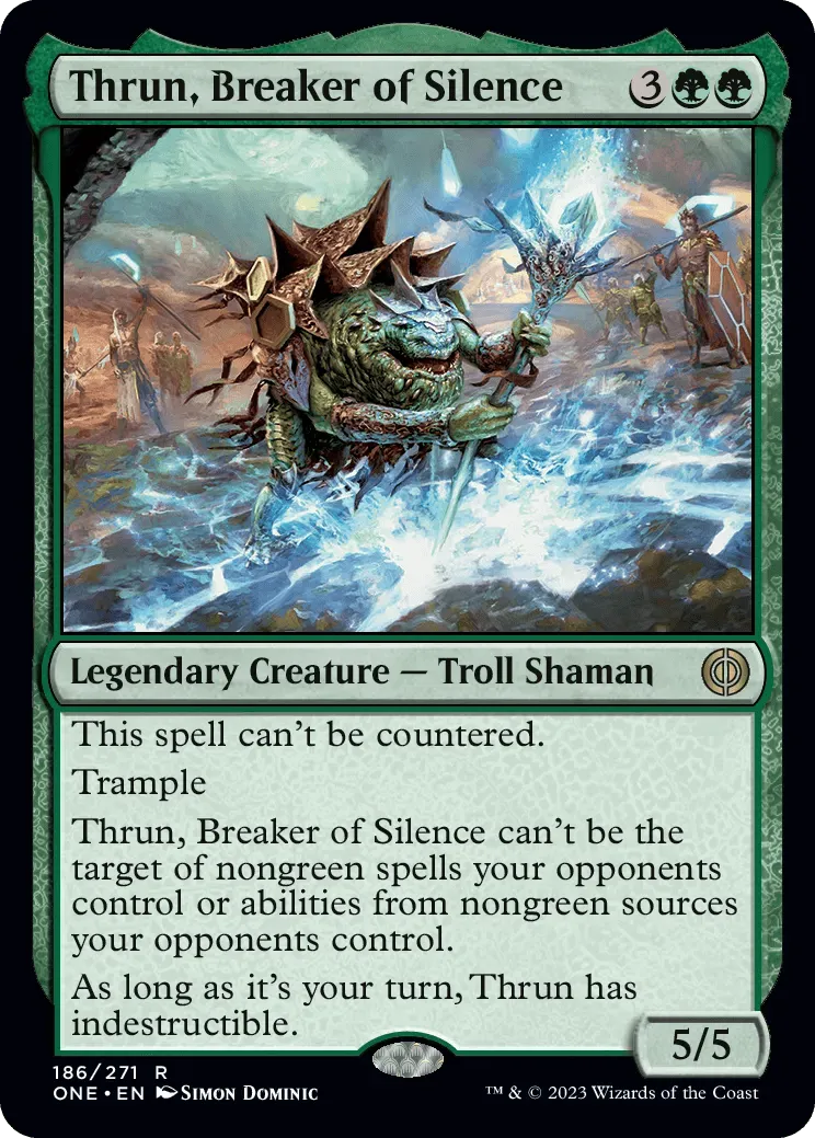 Thrun, Breaker of Silence