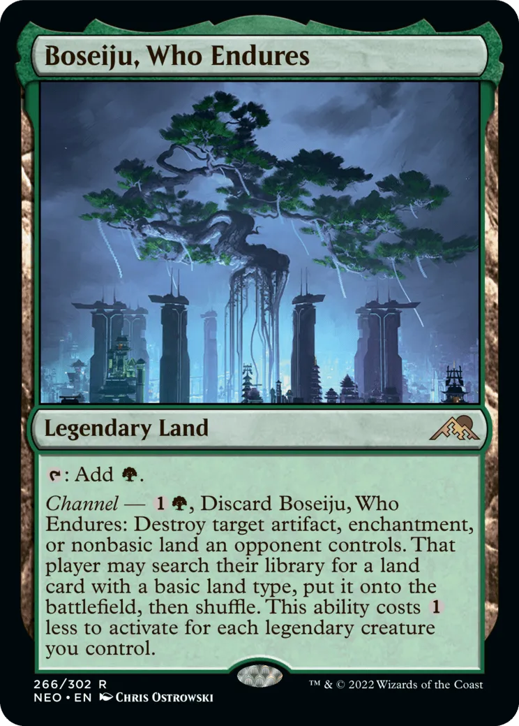 Boseiju, Who Endures