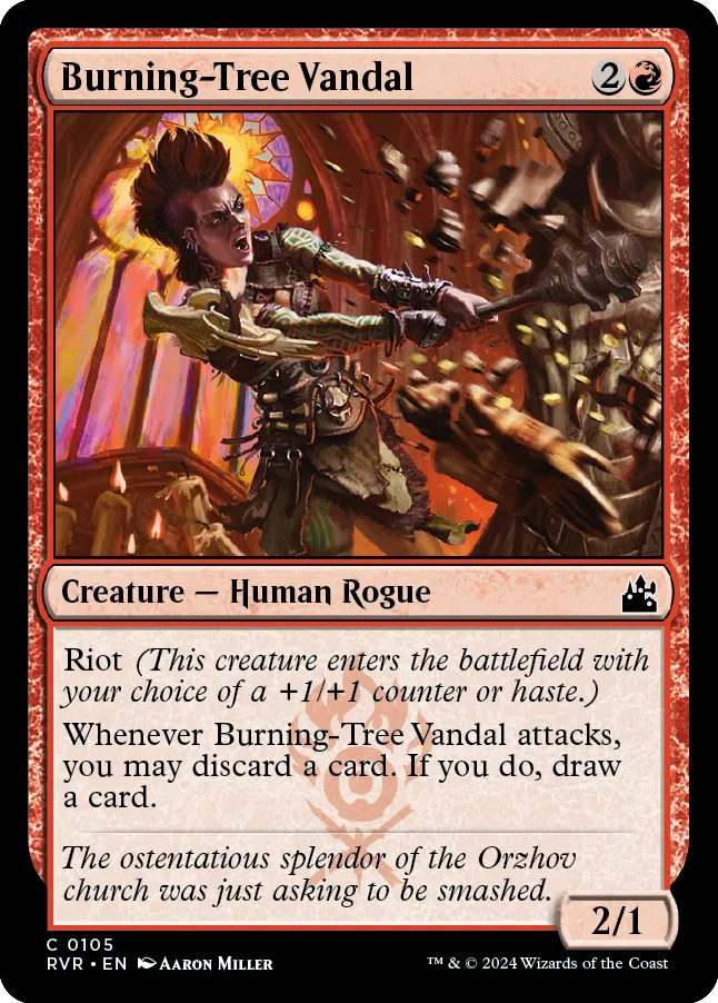 Burning-Tree Vandal