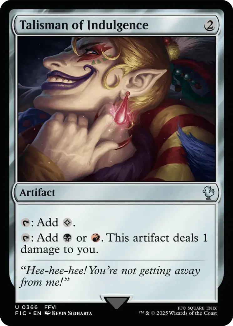 Talisman of Indulgence
