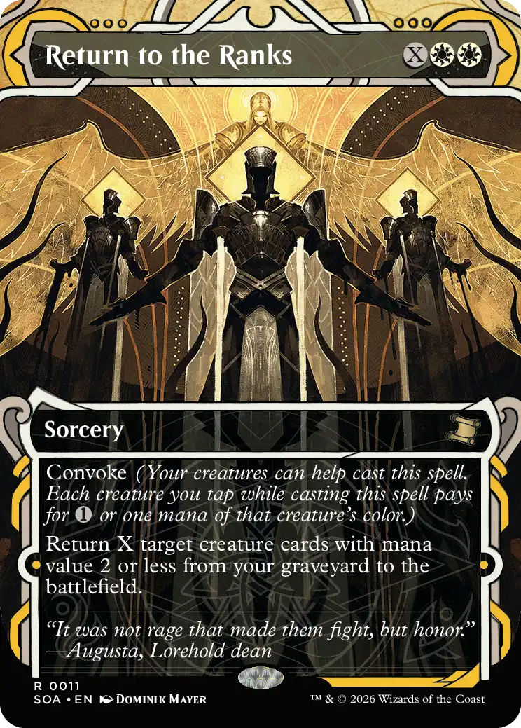 Return to the Ranks