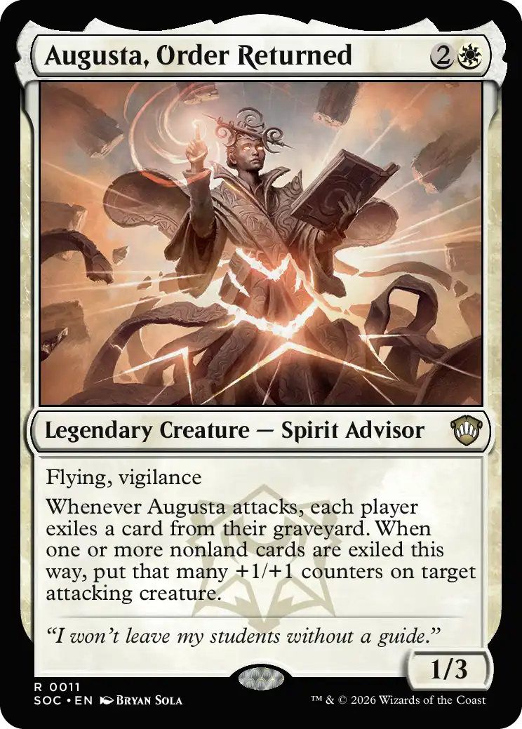 Augusta, Order Returned