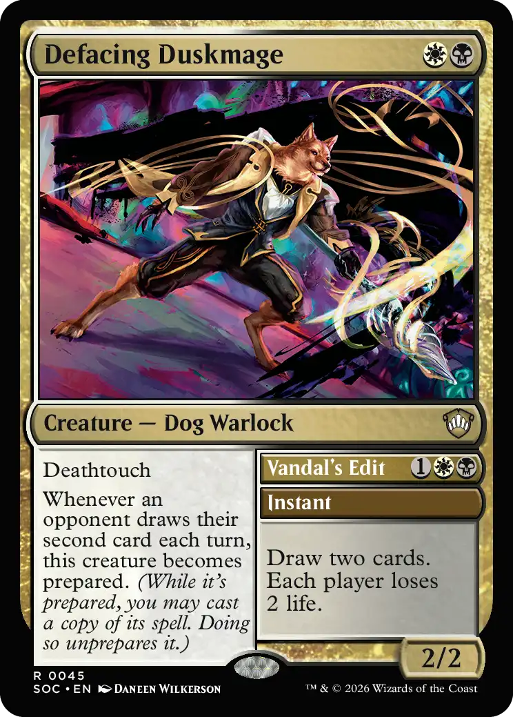 Defacing Duskmage
