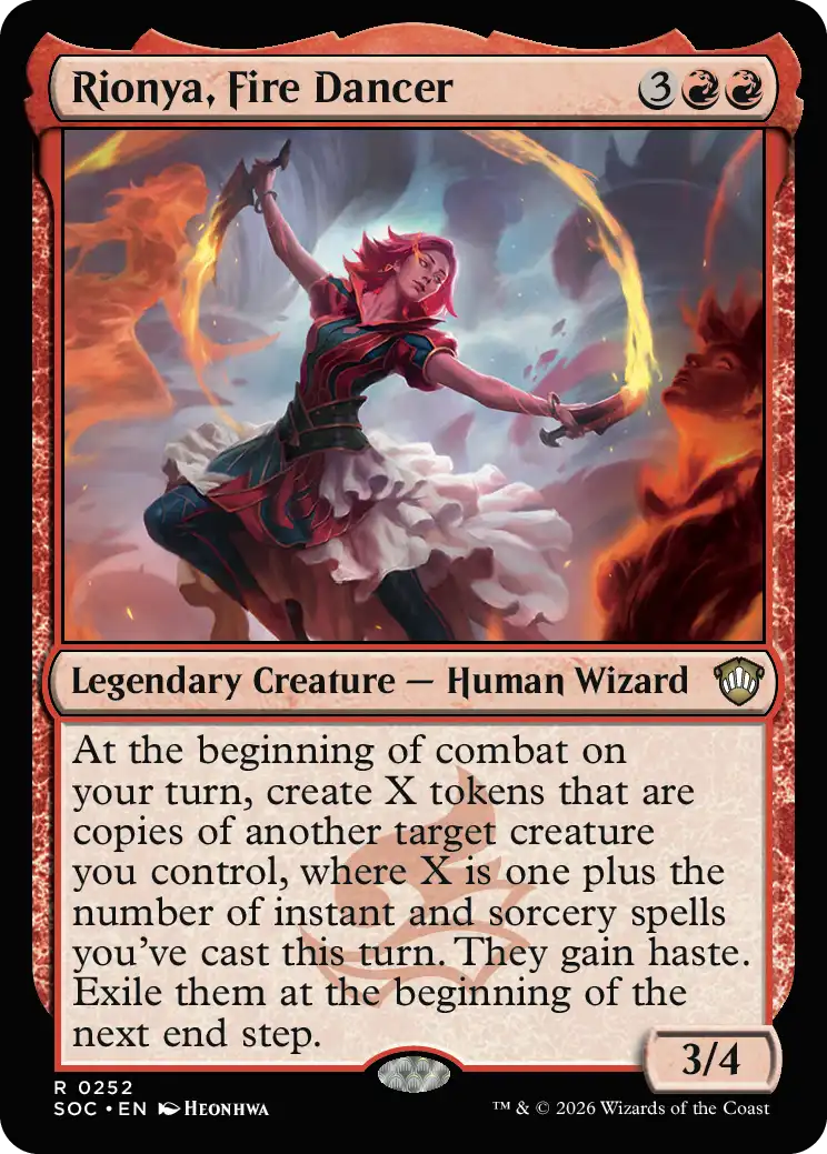 Rionya, Fire Dancer