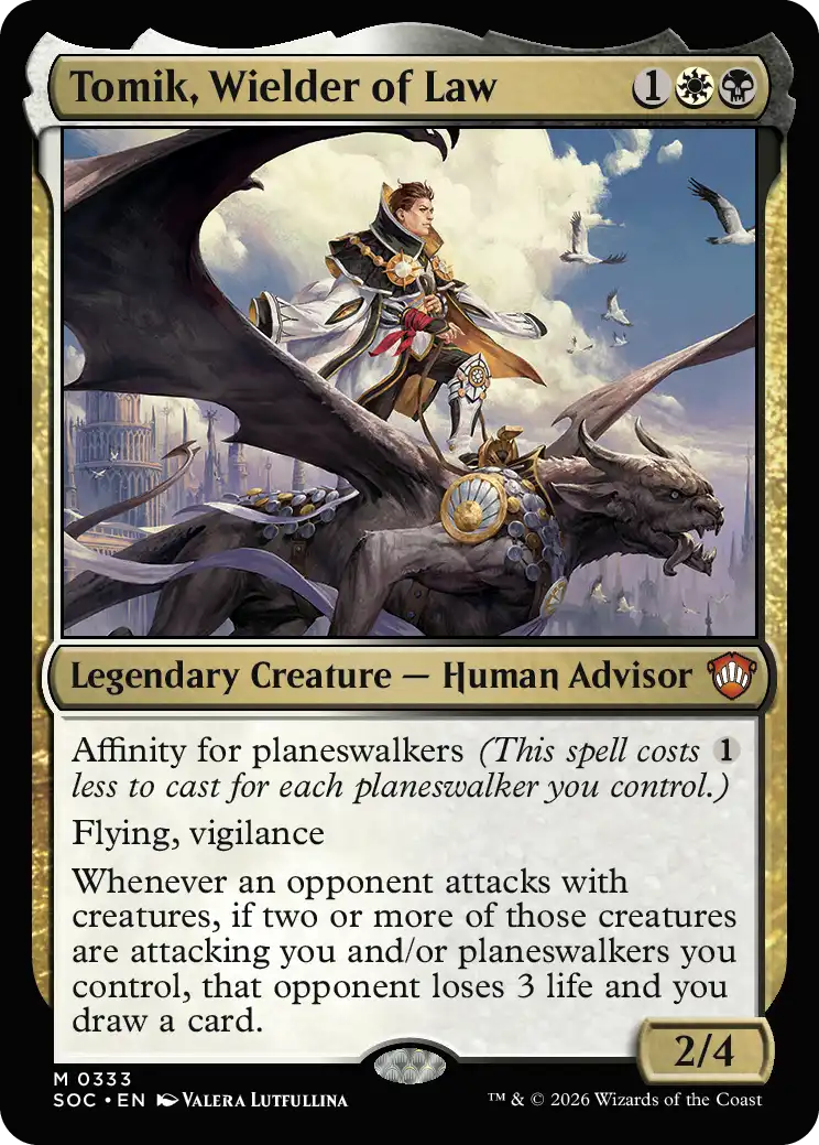 Tomik, Wielder of Law