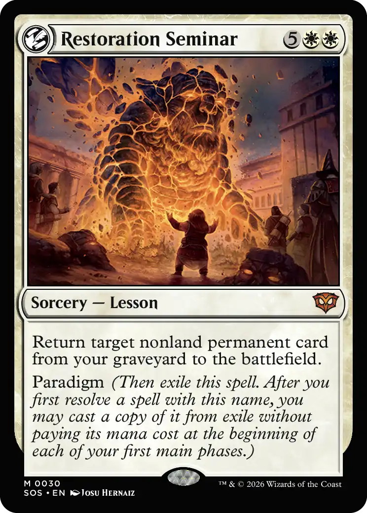 Restoration Seminar